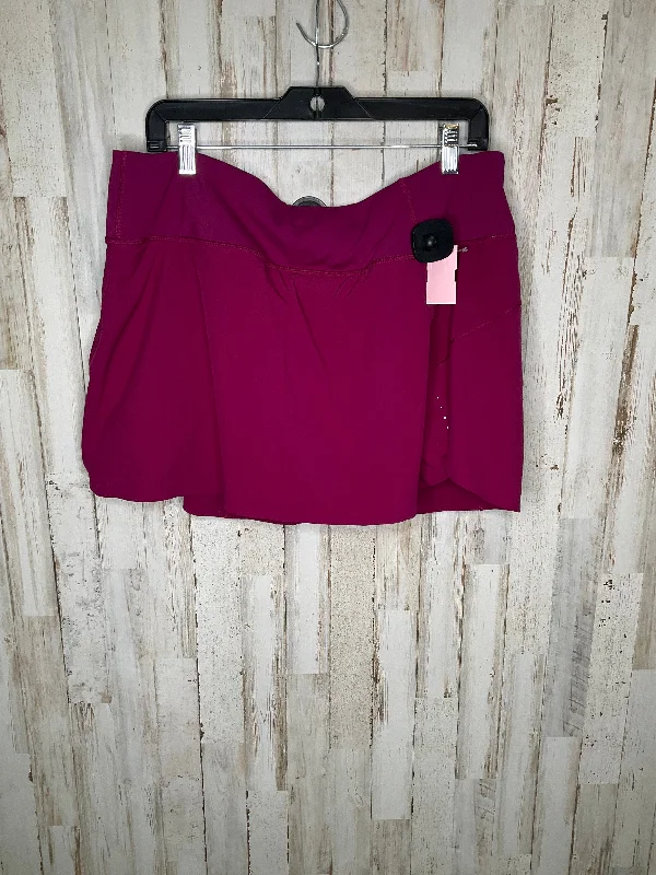 Purple Athletic Skirt Athleta, Size Xl