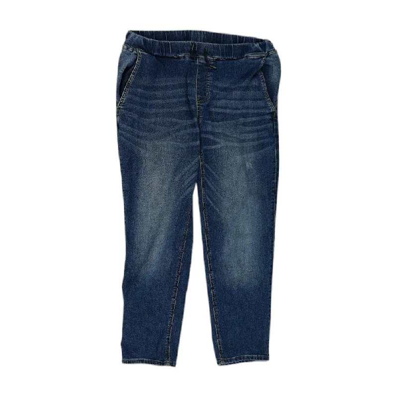 Blue Solid Jeans