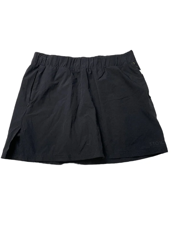 Black Athletic Skirt Skort Stoic Size M