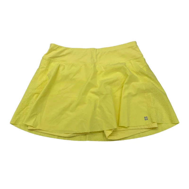 YELLOW ATHLETIC SKORT by SWEATY BETTY Size:L