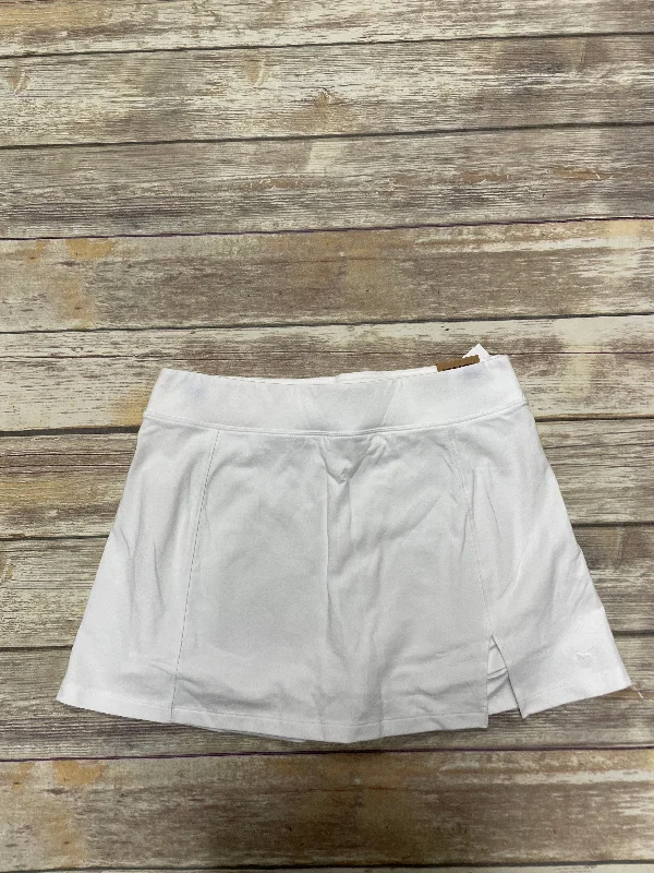 White Athletic Skort Pink, Size L