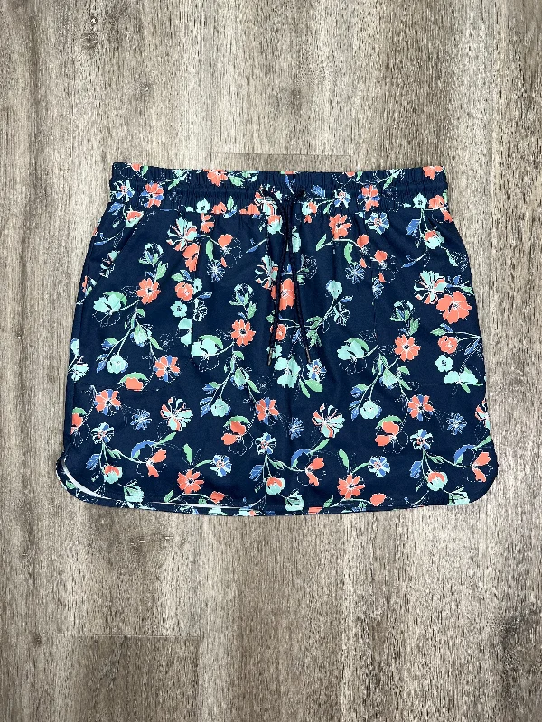 Floral Print Athletic Skirt St Johns Bay, Size M