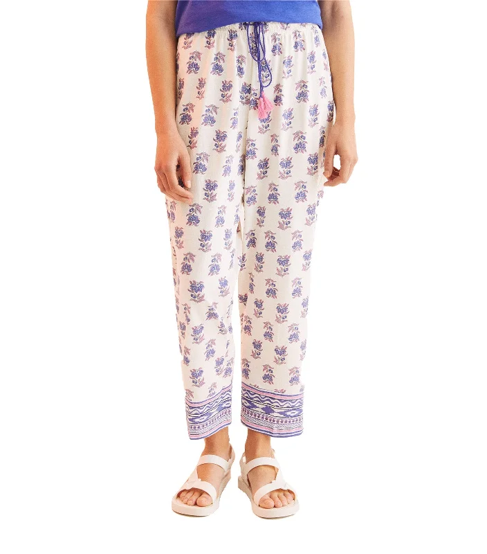 Printed Pyjama Bottoms White