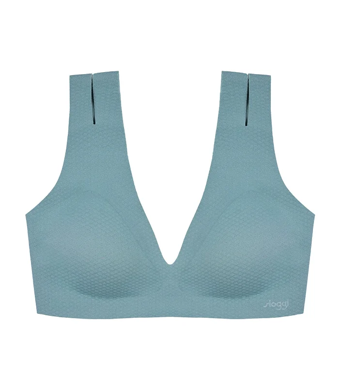 sloggi Zero Feel Flow Bralette Stone Gray