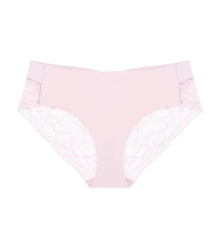 Body Make Up Illusion Lace Hipster Panty Ash Pink