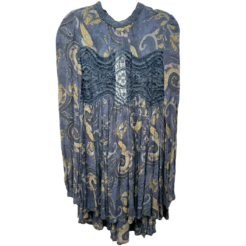 Sweet Thing Tunic Dress By Free People In Blue, Size: M