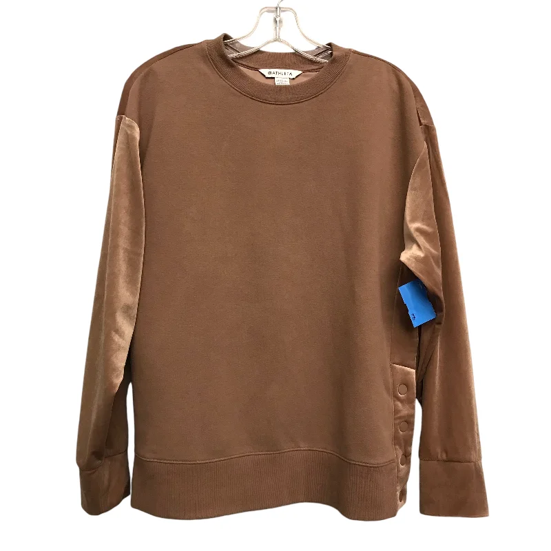 Top Ls By Athleta In Brown, Size:S