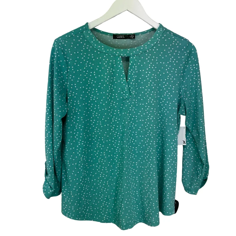 Top Long Sleeve By Clothes Mentor In Blue, Size: M