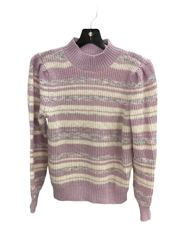 Top Long Sleeve By Loft In Lavender, Size: M