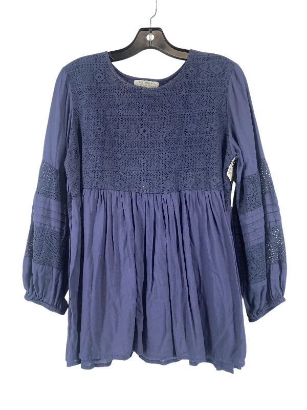 Top Long Sleeve By World Market In Blue